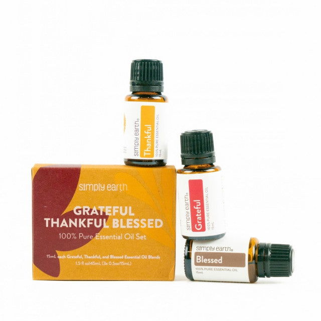 Grateful Thankful Blessed Essential Oil Blend Set