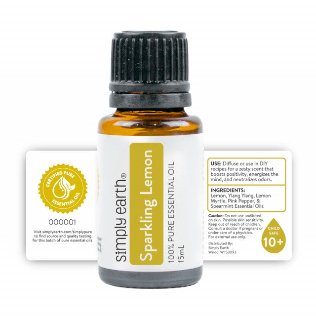 Sparkling Lemon Essential Oil Blend