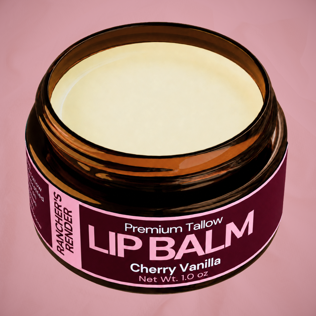 Cherry Vanilla Tallow Lip Balm