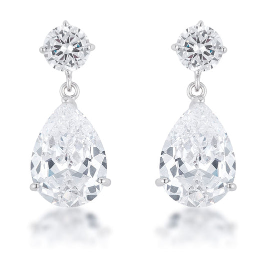 Shimmering CZ Earrings
