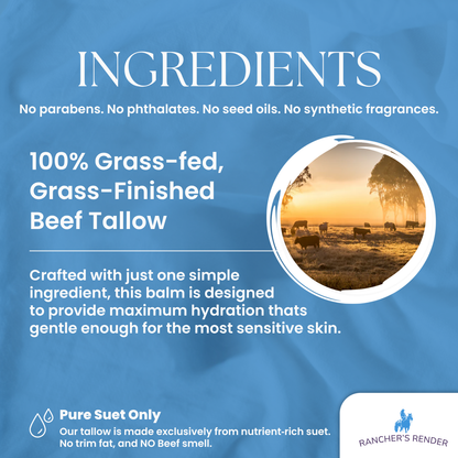 Pure Tallow Balm ingredients