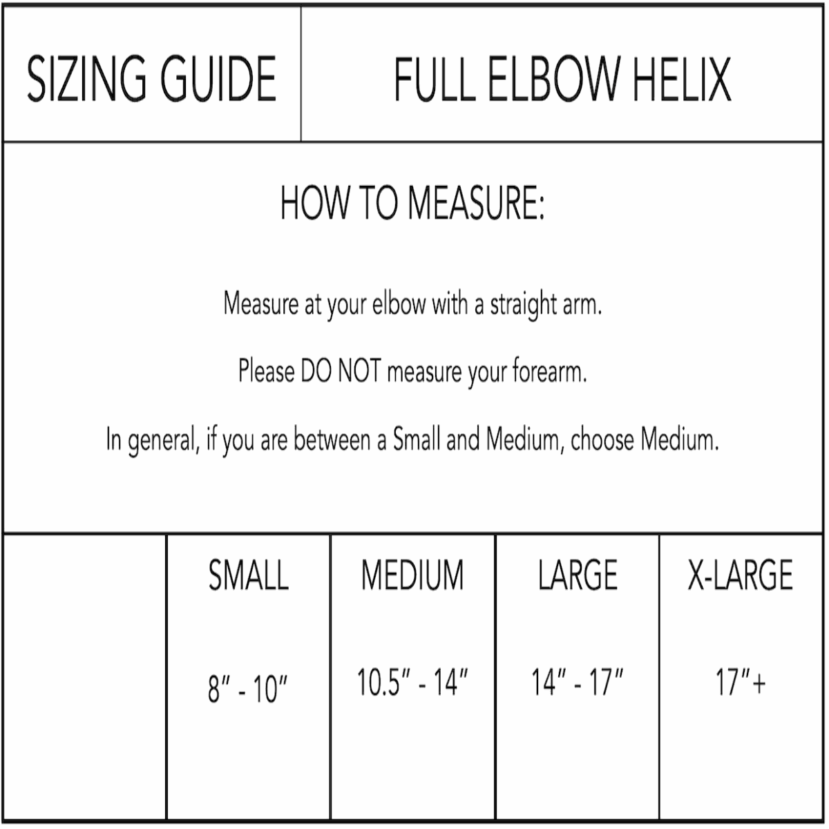 Full Elbow Compression Sleeve