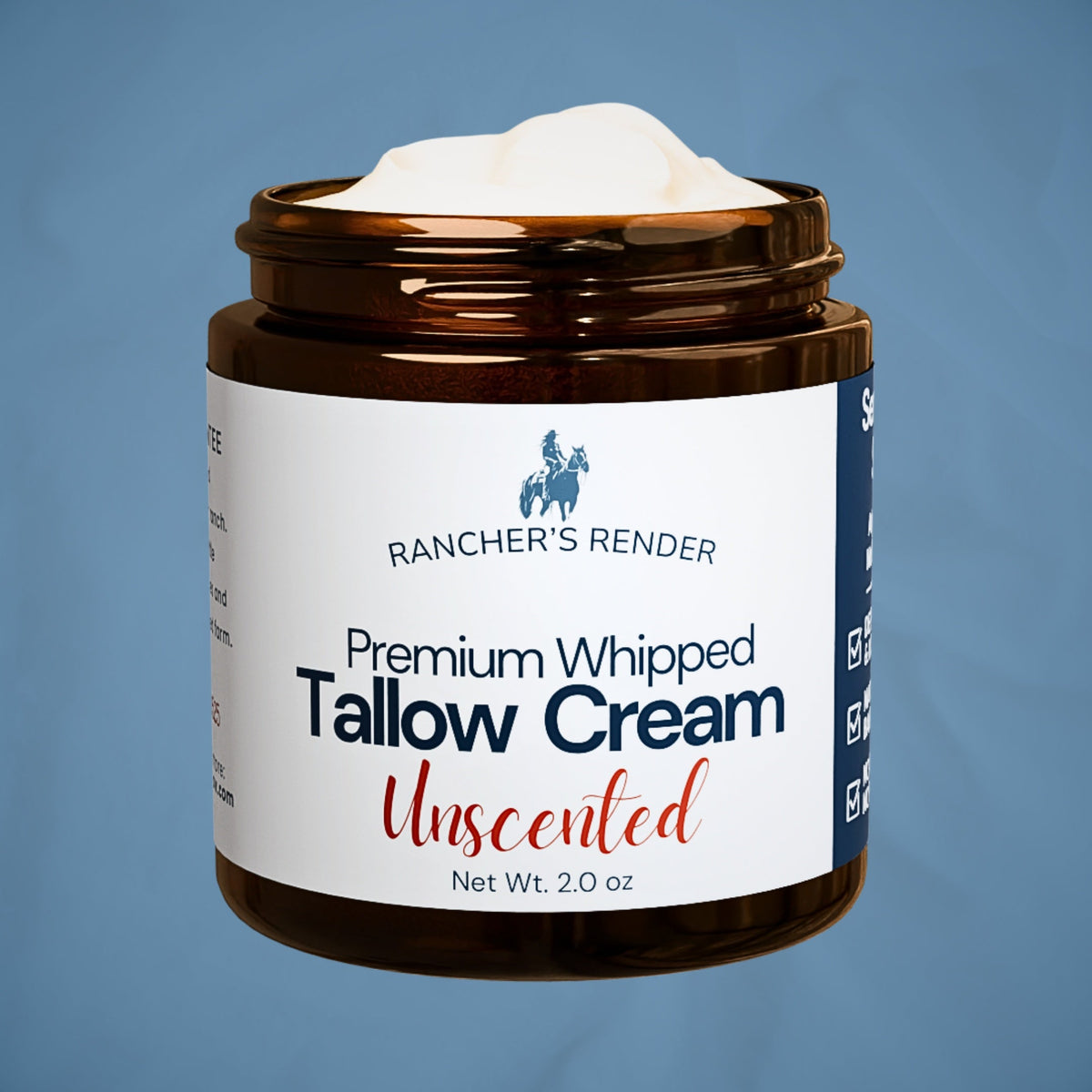 Unscented Whipped Tallow Cream