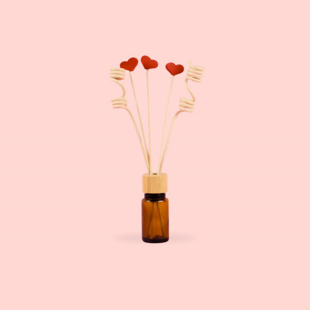 Wooden Heart Reed Bouquet Diffuser
