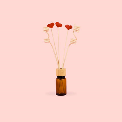 Wooden Heart Reed Bouquet Diffuser