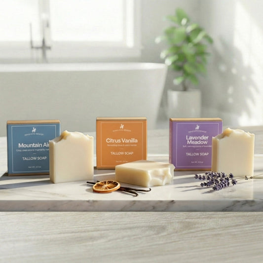 Tallow Bar Soap trio
