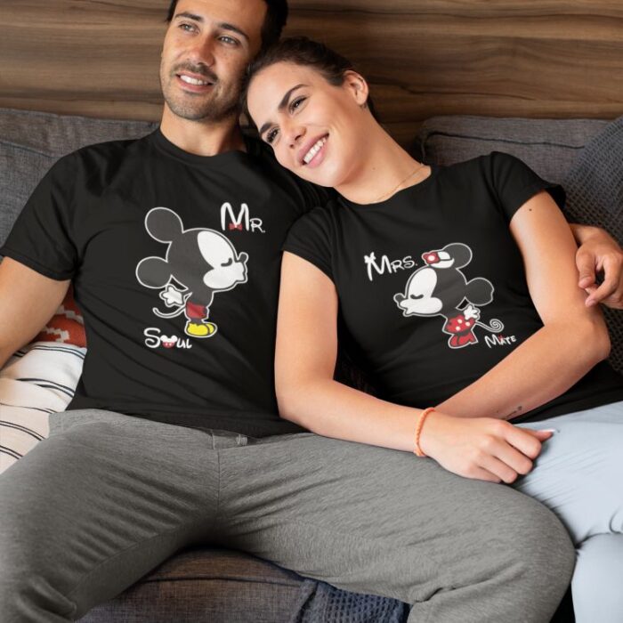 Mr Mickey and Mrs Minnie Couple T-shirt