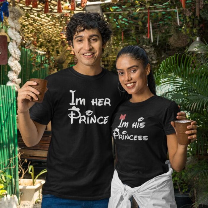 I am Her Prince I am His Princess Couple T-Shirt