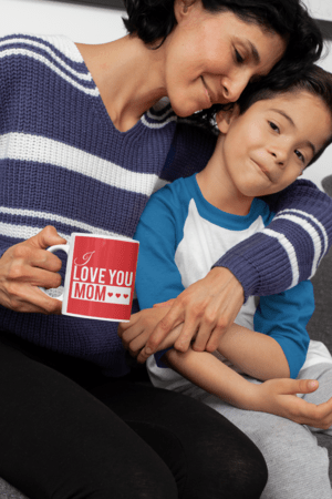 I Love You Mom Mug