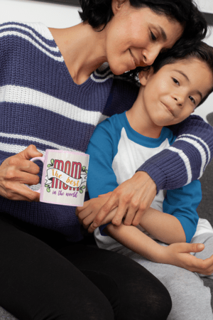 Colorful The Best Mom in the World Coffee Mug