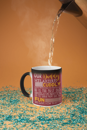 Fun Cuddly Dad Combo Set of 3 - Mug, Coaster, Keychain
