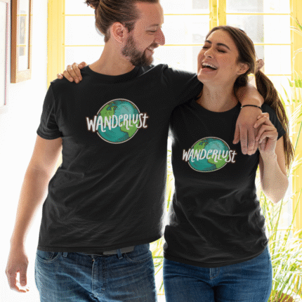 Wanderlust Couple T-shirt