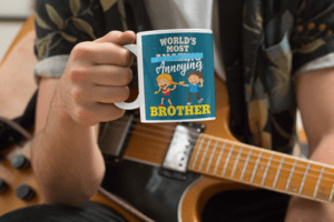 Birthday Bhaidooj Gift for Brother Most Annoying Brother Mug with Printed Birthday Bhaidooj, Roli-Chawal