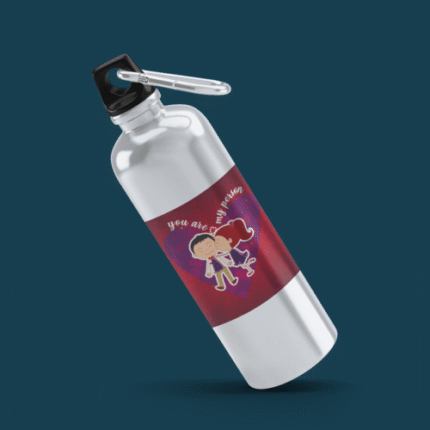 Girlfriend Boyfriend Husband Wife You are My Person Stainless Steel Sipper Water Bottle - 600 ml
