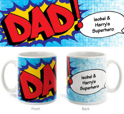 Personalized Super Dad Mug
