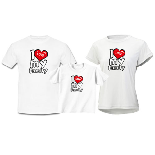 I love my Family T-shirts