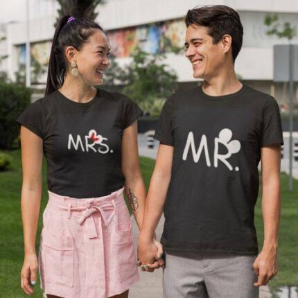 Mr and Mrs Mickey Minnie Couple T shirts