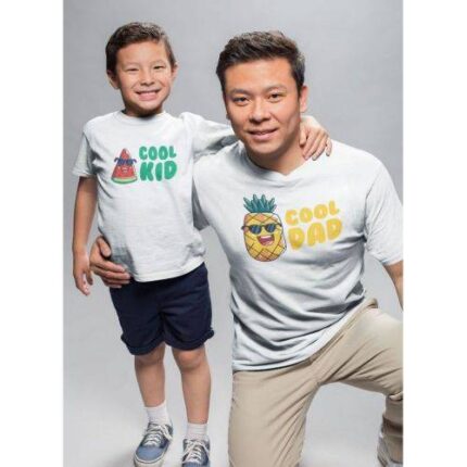 Fruity Cool Dad Cool Kid Family T-Shirt