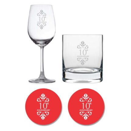 10th Anniversary Whiskey Wine Glass
