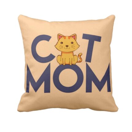 Cat Mom Cushion Cover