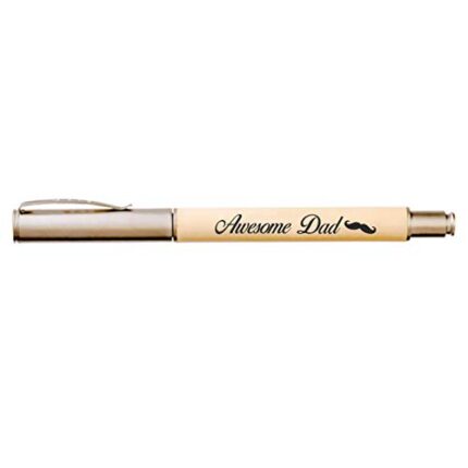 Birthday Gifts for Father Awesome Dad Printed Handmade Wooden Pen Fathers Day