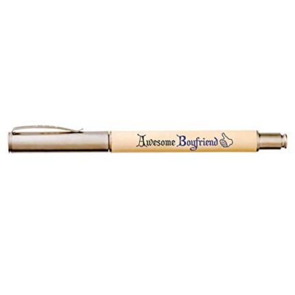 YaYa cafe Valentine Gifts Awesome Boyfriend Printed Handmade Wooden Pen, Valentine