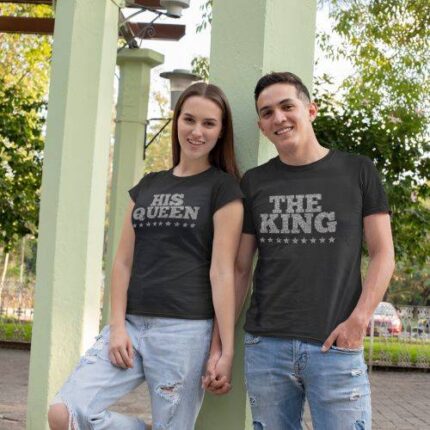 The King His Queen Couple T-shirt