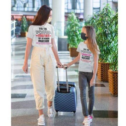 Proud Mother and Daughter Family Tshirts