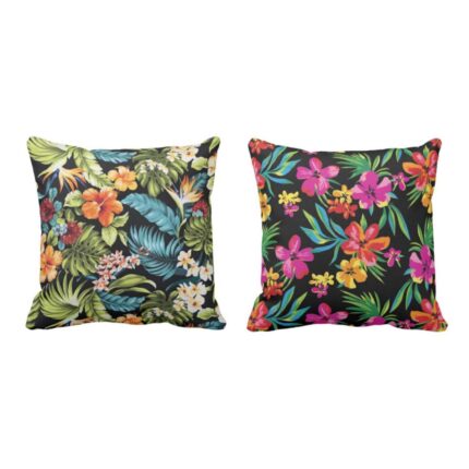 Lively Flowery Floral Cushion Cover Set of 2