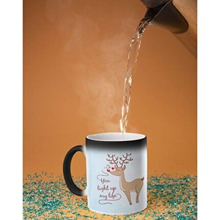 You Light Up My Life Printed Ceramic Mug with Coaster