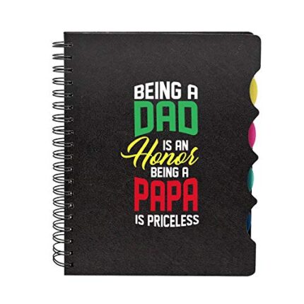 Personalized Gifts for Dad, Being A Dad Is An Honor Printed Notebook