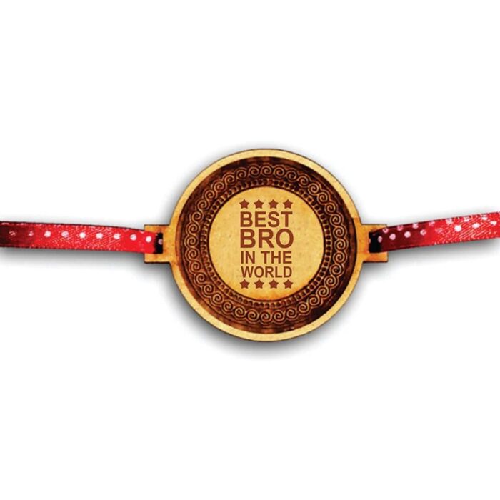 Engraved Best Bro Rakhi for Brother