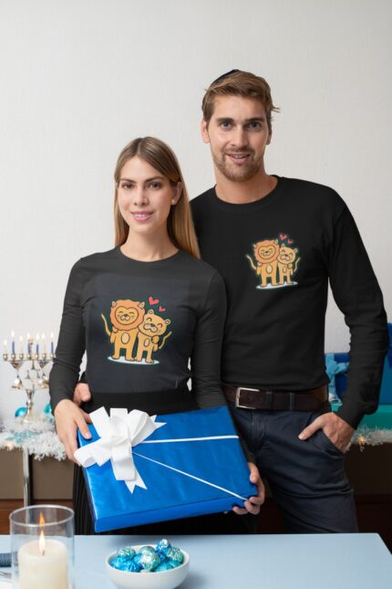 Lion Lioness Love Couple T-shirt