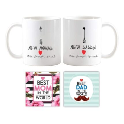 New mommy Daddy Couple Coffee Mug