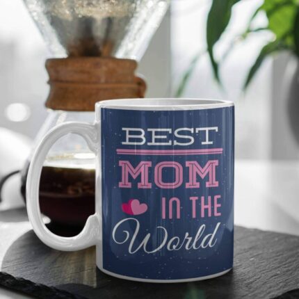 Mothers Day Gifts for Best Mom in The World Gift Mug,Coaster