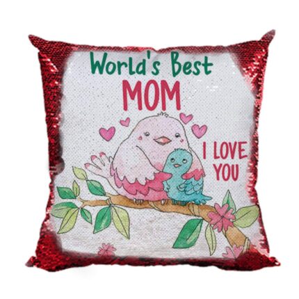 World's Best Mom Magic Cushion Cover