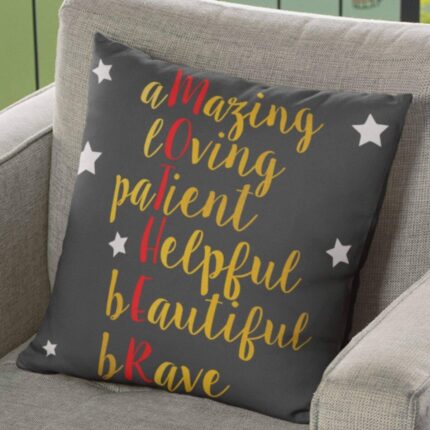 Starry Beautiful Mother Definition Cushion Cover