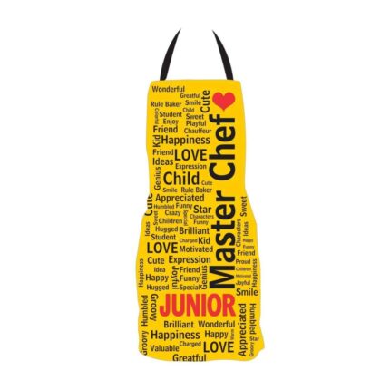 Gift for Men/ Women  Kitchen Chef Apron Master Chef, Yellow  -