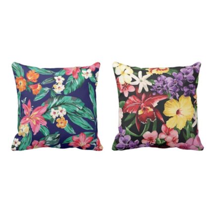 Bouquet of Flowers Floral Cushion Cover Set of 2