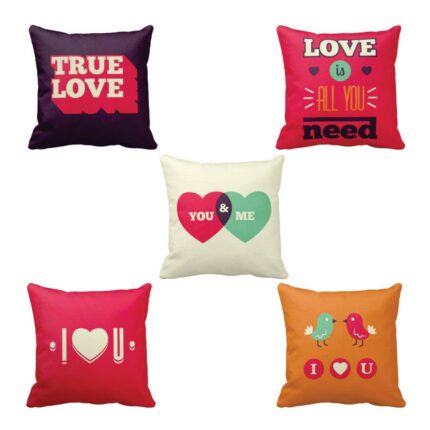 All You Need is Love Cushion Covers - Set of 5