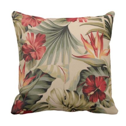 Antique Floral Cushion Cover
