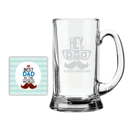 You are Awesome Dad Beer Mug 1