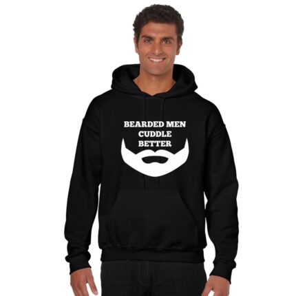 Bearded Men Cuddle Better Printed Sweatshirt