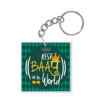 Best Baapu in the World Keychain