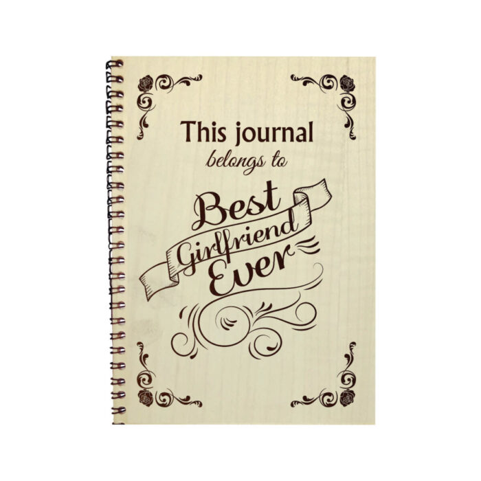 Engraved Best Girlfriend Ever Diary