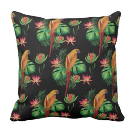 Birds Floral Cushion Cover