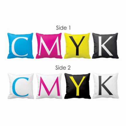 CMYK Double Side Printed Cushion Covers - Set of 4