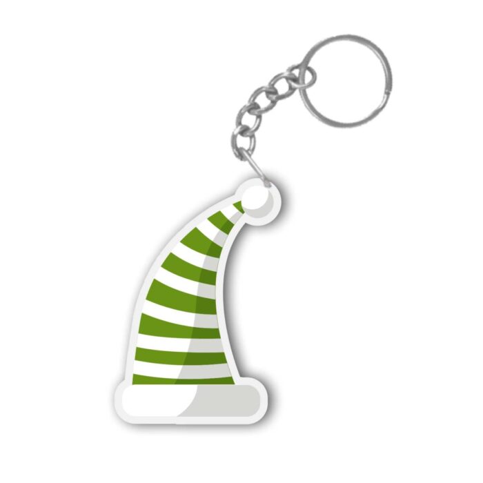Christmas Cap Shaped keychain