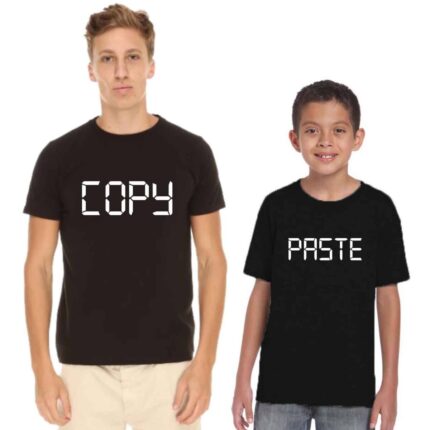 Copy and Paste Parent and Child T shirts