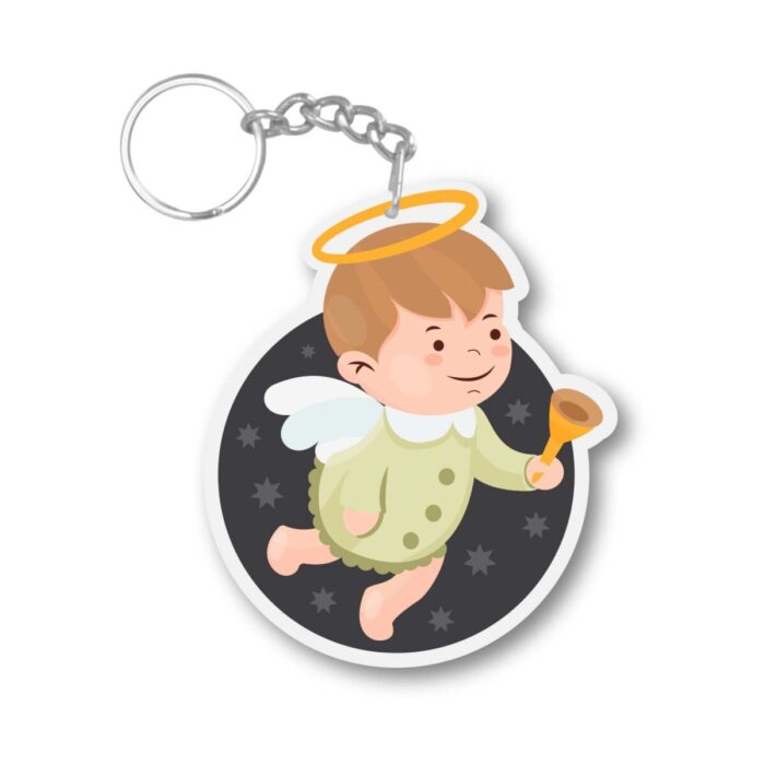 Cute Angel Christmas keychain